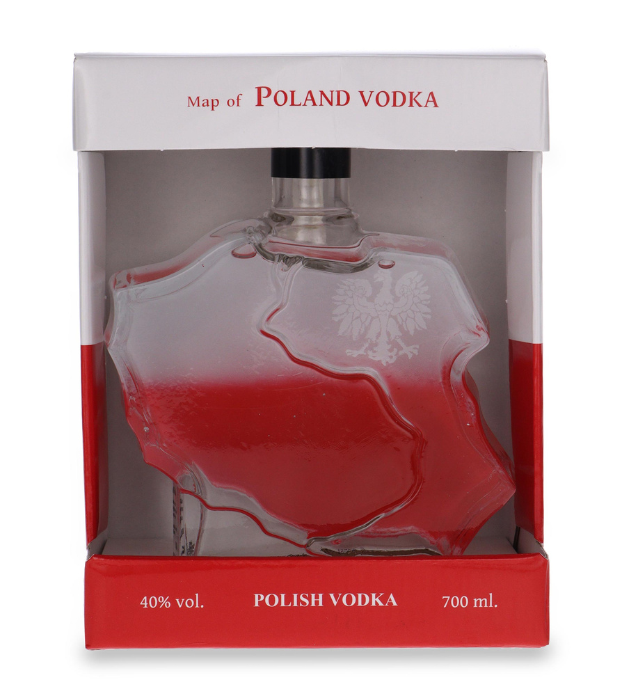 Wódka Map of Poland Vodka- Flaga / 40% / 0,7l