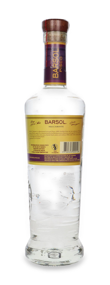 Pisco Barsol Selecto Torontel (Peru) / 41,3% / 0,7l