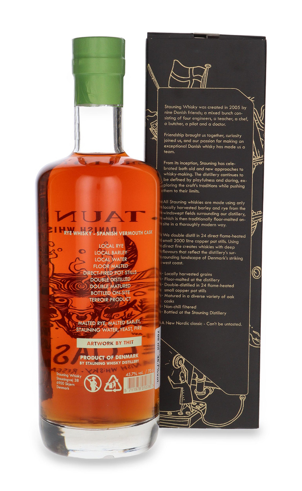 Stauning El Clasico Danish Rye Whiskey / carton / 45.7% / 0.7l