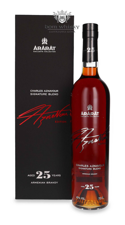 Ararat 25-letni Charles Aznavour Edition Signature Blend Brandy / 40% / 0,7l