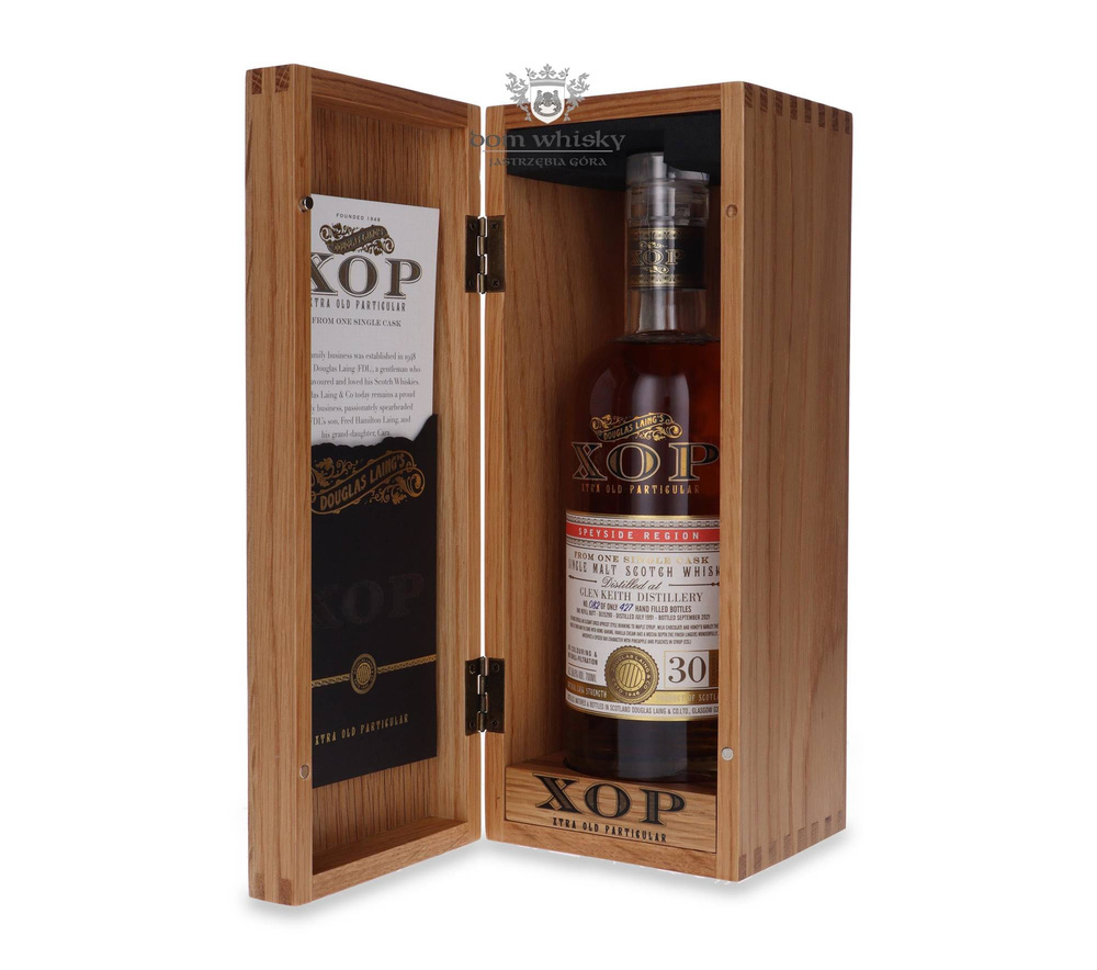 Glen Keith 30-year-old (D.1991, B.2021) Douglas Laing's XOP / 50.8%/ 0.7l