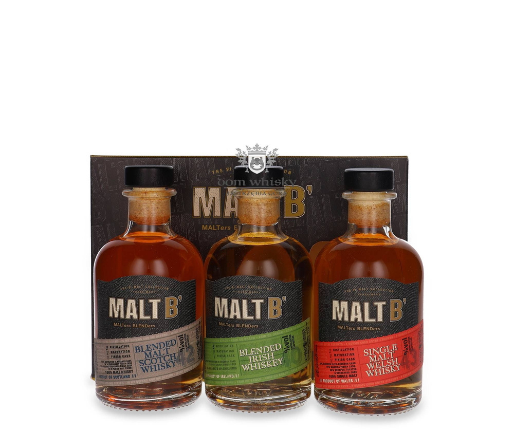 Malt B' Collection Whiskey 3 x 0.2l