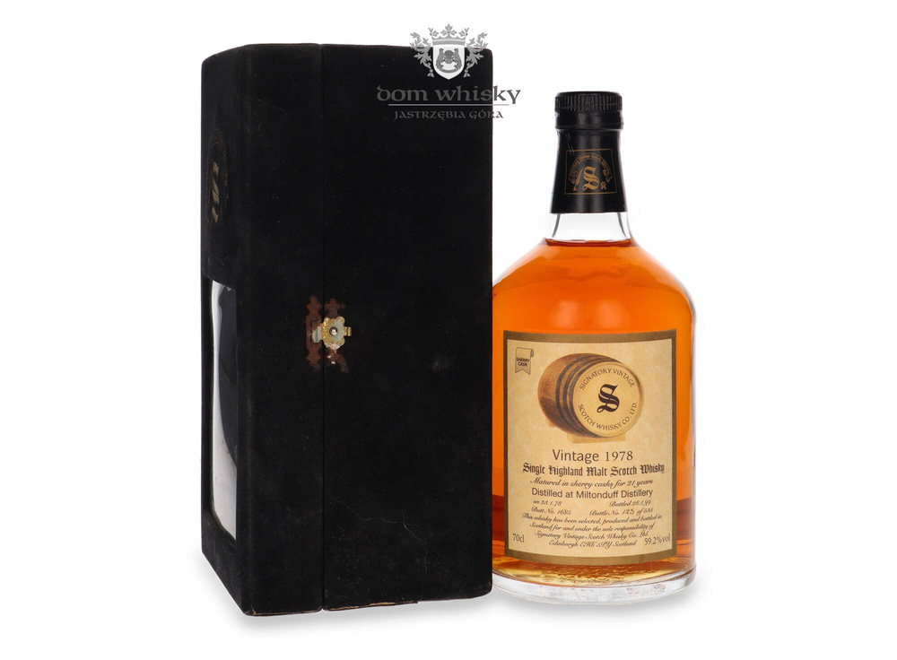 Miltonduff 21-year-old (D.1978, B.1999) Signatory Vintage / 59.2%/ 0.7l