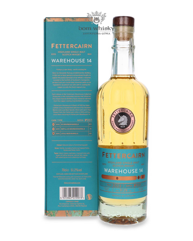 Fettercairn Warehouse 14, Batch # 001 (2023 Release) / 51.2% / 0.7l