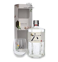 Roku Japanese Craft Gin + szklanka / 43%/ 0,7l 