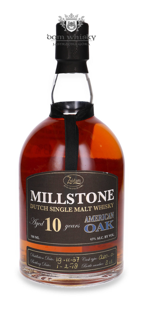 Millstone 10-year-old (D.2007, B.2018) American Oak (Netherlands) / 43%/ 0.7l