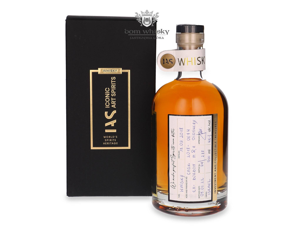 M&amp;H 2018 Ex-Bourbon Cask (Bottled 2022) Iconic Art Spirits / 46%/ 0.7l