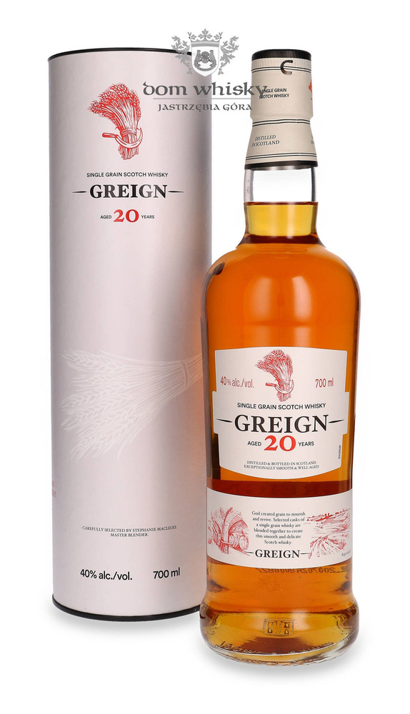 Greign 20-letni Single Grain Scotch Whisky / 40% / 0,7l