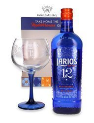 Larios 12 Mediterránea Premium Gin + Balloon Glass / 40%/ 0,7l