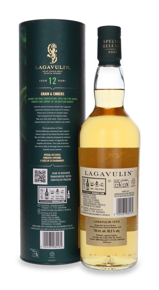 Lagavulin 12-letni, Grain & Embers, 2025 Special Release/ 56,5%/ 0,7l
