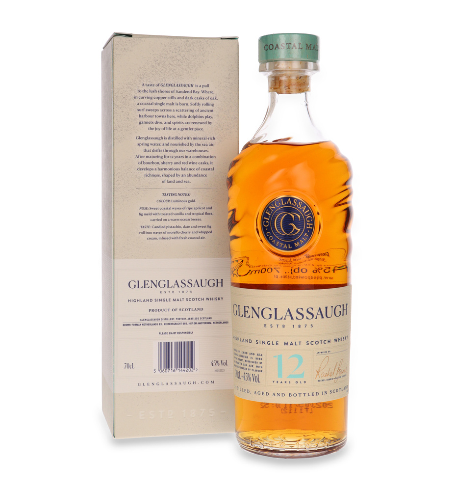 Glenglassaugh 12-letni  / 45%/ 0,7l + Botucal 0,05l