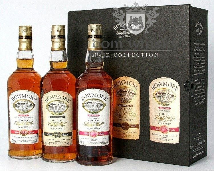Bowmore Cask Collection (Dusk, Darkest, Dawn) / 43-51.5% / 3x0.2l