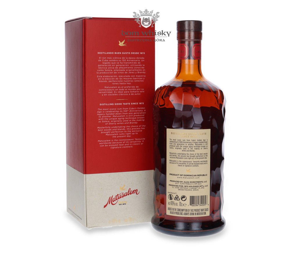 Ron Matusalem 15 Solera Blender Gran Reserva / 40% / 0.7l
