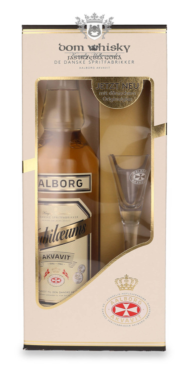 Aalborg Jubilaeums Akvavit + kieliszek / 40% / 0,7l