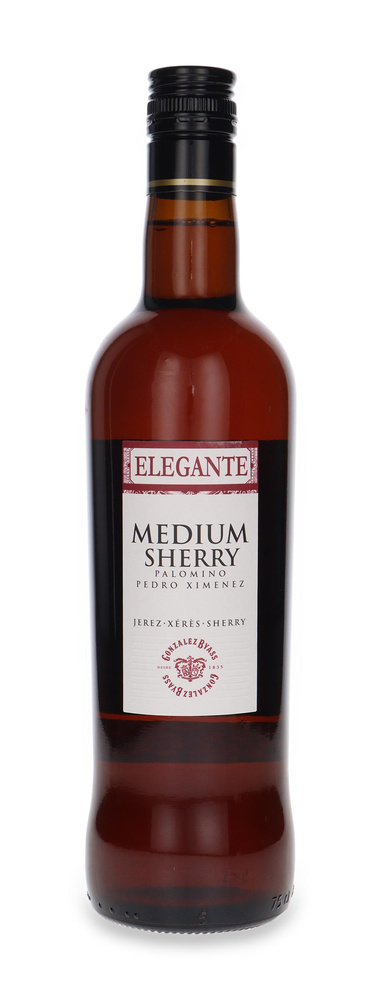 Elegante Medium Sherry Palomino PX /17%/ 0,75l