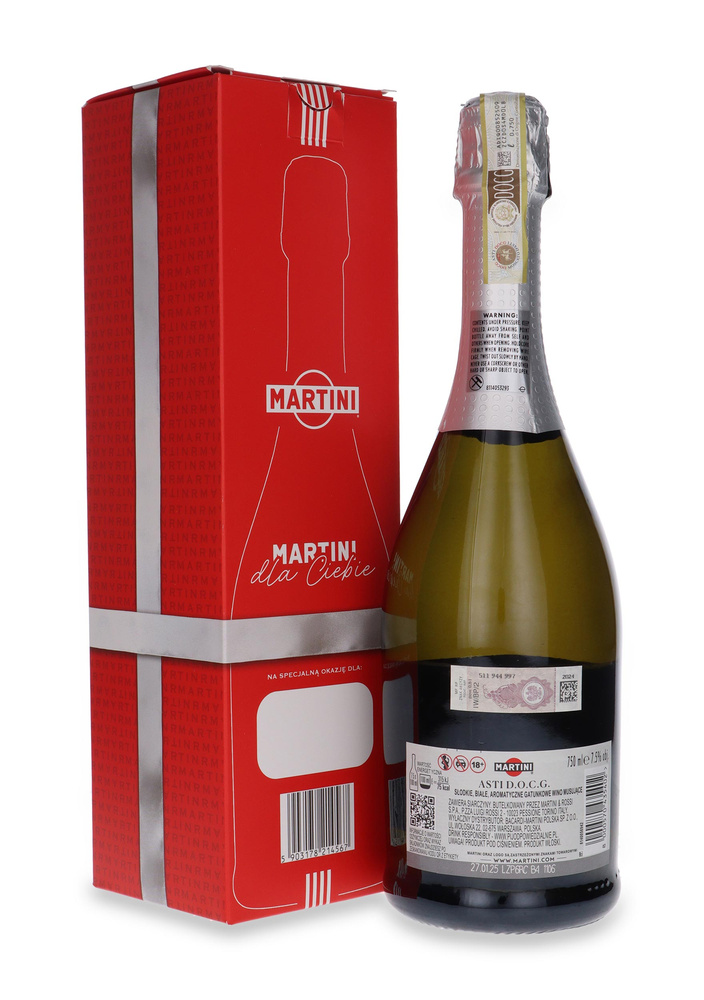 Martini Asti Sparkling /karton / 7,5% / 0,75l
