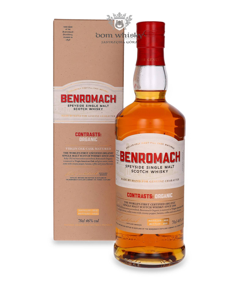 Benromach Contrasts: Organic (D.2012 B.2021) / 46% / 0.7l