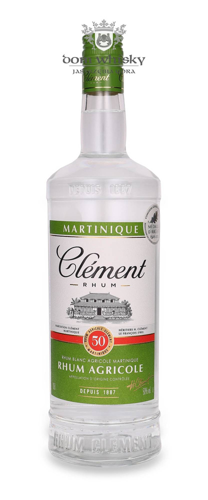 Rhum Clement Agricole Blanc Martinique (Francja) / 50% / 1,0l