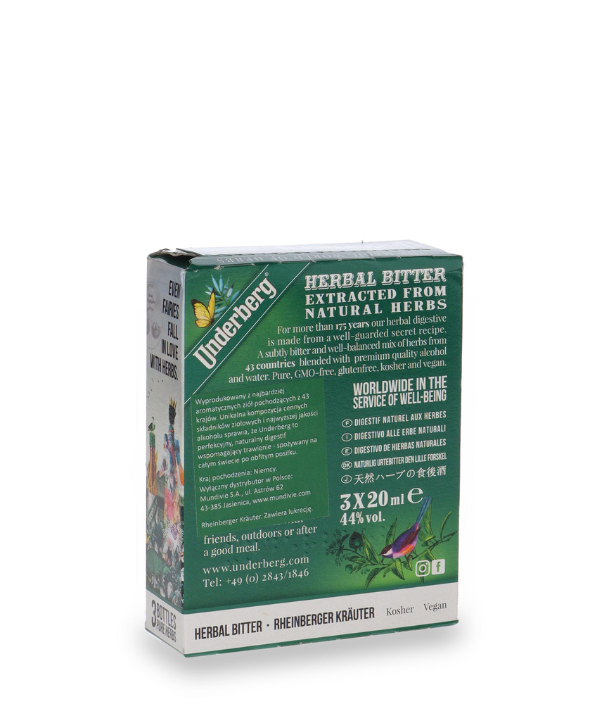 Underberg Bitters /Three pack/ 44% / 3 x 0.02l