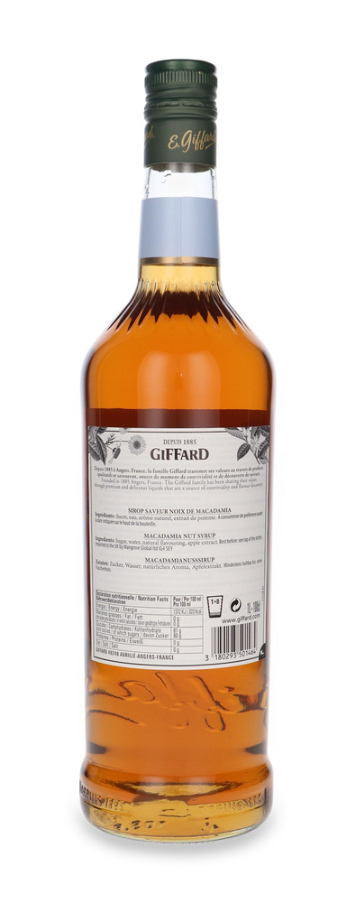 Syrop Giffard Orzech Macadamia (Macadamia Nut) 1,0L