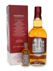 Chivas Regal 12-letni + miniaturka / 40% / 0,7l