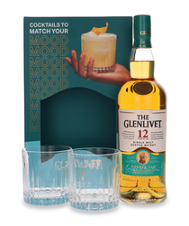 The Glenlivet 12-letni Double Oak + 2 szklanki / 40% / 0,7l