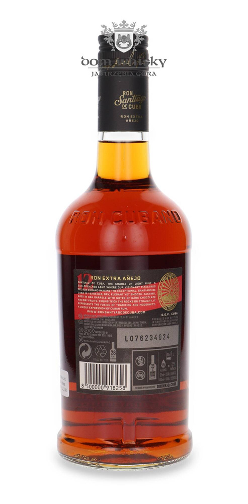 Rum Santiago de Cuba 12 year old Extra Anejo / 40% / 0.7l