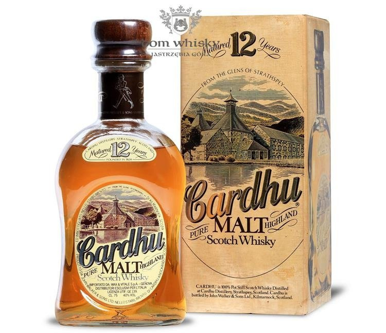 Cardhu 12-letni (Bottled by John Walker & Sons) /40%/0,75l