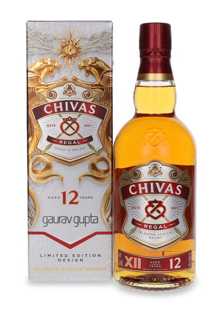 Chivas Regal 12-letni Gaurav Gupta Limited Edition Design / 40% / 0,7l