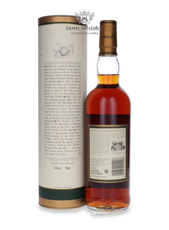 Macallan 15-letni, D.1984 (Matured in Sherry Casks) /43%/0,7l