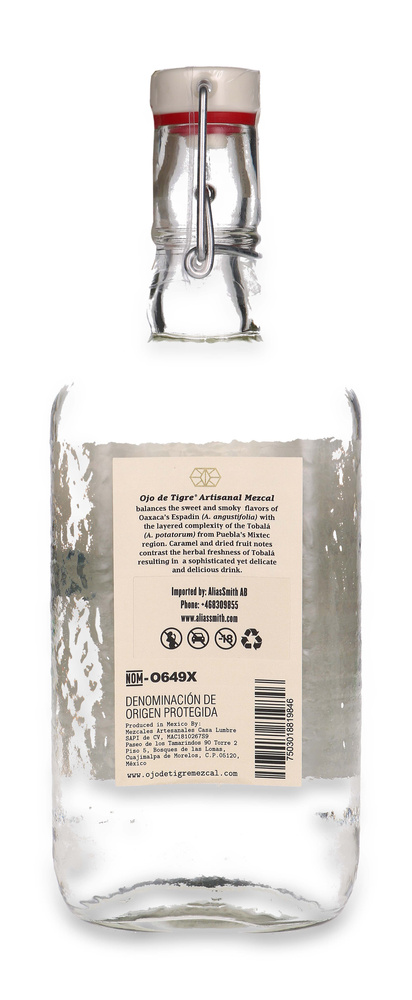 Mezcal Artesanal Ojo De Tigre / 37% / 0.7l