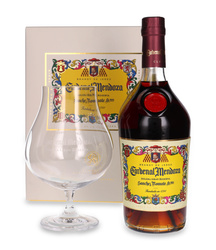 Cardenal Mendoza Clásico, Brandy de Jerez with a Branded Glass / 40% / 0.7l