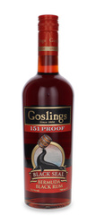 Gosling's Black Seal 151  Bermuda Black Rum / 75,5% / 0,7l