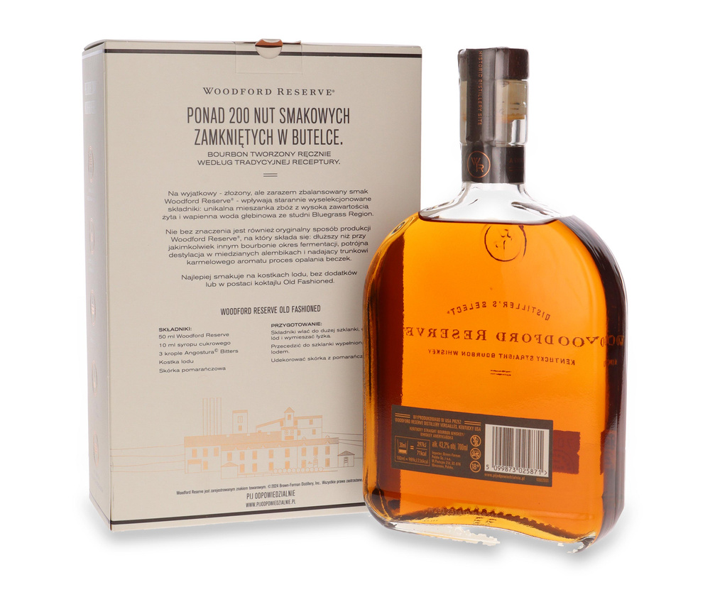 Woodford Reserve Kentucky Straight Bourbon Whiskey /43,2%/ 0,7l      