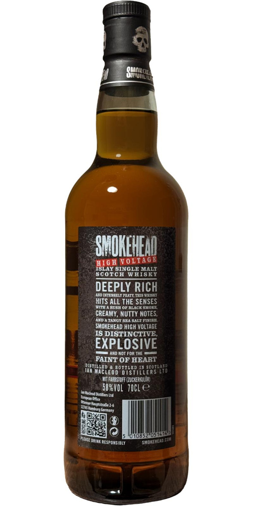 Smokehead High Voltage Single Malt / case / 58% / 0.7 L