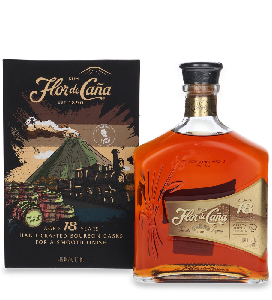 Flor de Cana Centenario 18 year old Bourbon Cask / 40% / 0.7l