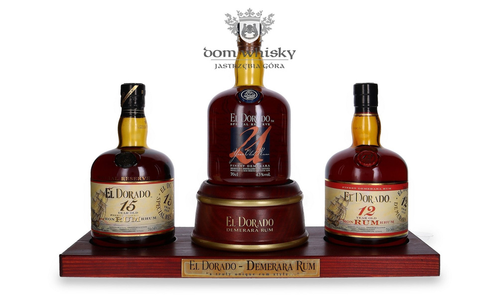 El Dorado Display Tri-Pack 12,15,21-letni / 42% / 2,1l