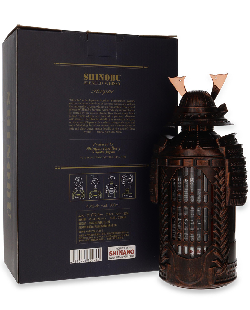 The Koshi-No Shinobu Shogun Blended Whisky Mizunara Oak / 43%/ 0,7l