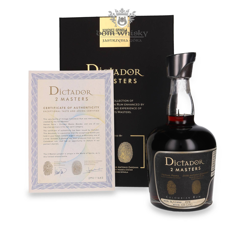 Dictador 2 Masters 1976 Ximenez-Spinola 50-letni French Oak / 46,4% / 0,7l