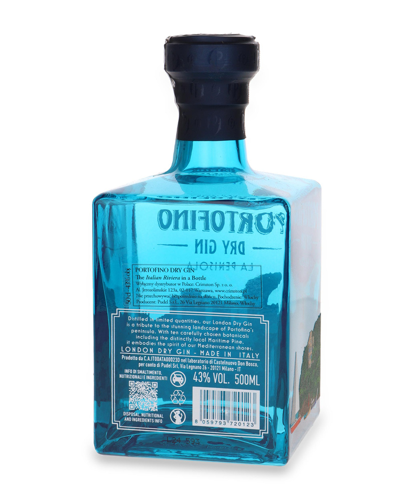 Portofino La Penisola Dry Gin / 43% / 0,5l