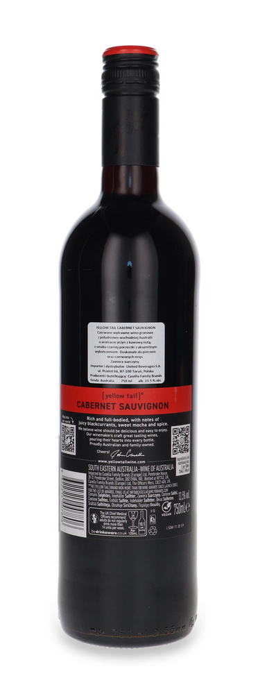 Yellow Tail Cabernet Sauvignon / 13,5%/0,75l