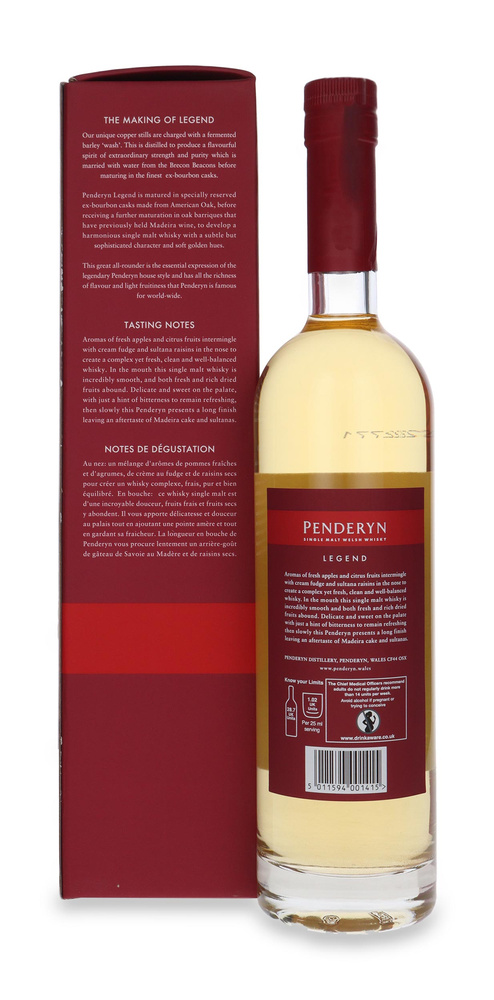 Penderyn Legend (Wales)/ 41%/ 0.7l