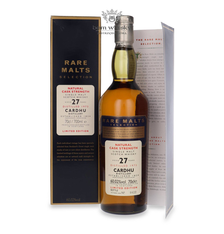 Cardhu 27-letni (D.1973, B. 2000) Rare Malts / 60,02%/0,7l