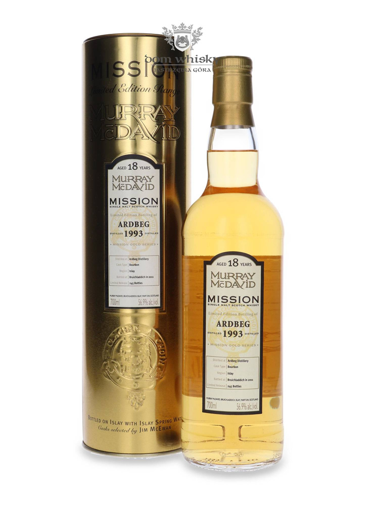 Ardbeg 18-letni (D.1993, B.2011) Murray McDavid Mission / 56,9%/ 0,7l