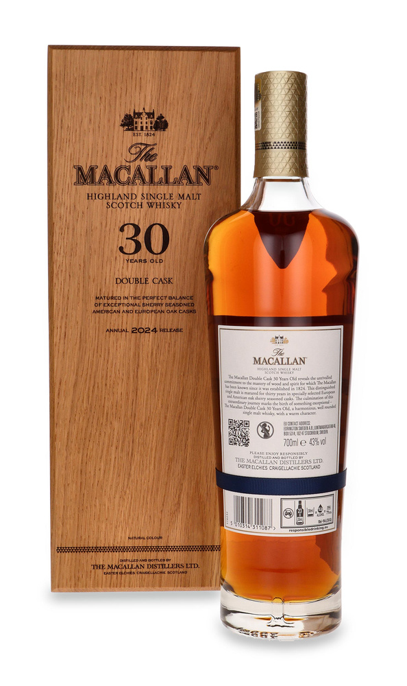 Macallan 30-letni Double Cask (2024 Release) / 43%/ 0,7l   