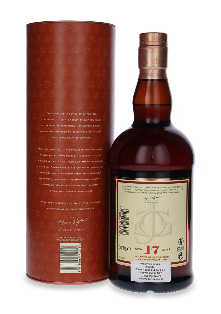 Glenfarclas 17-letni / 43% / 0,7l