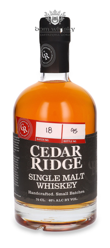 Cedar Ridge Single Malt Whiskey Batch # 18 / 40%/ 0.7l