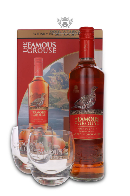 Famous Grouse Sherry Cask Finish + 2 szklanki / 40% / 0,7l