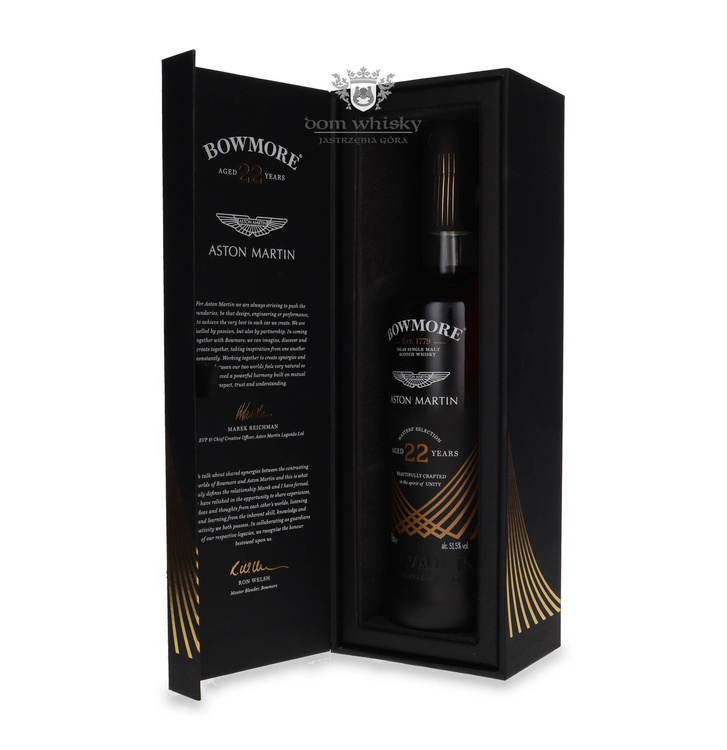 Bowmore 22-letni Aston Martin Master’s Selection / 51,5%/ 0,7l				