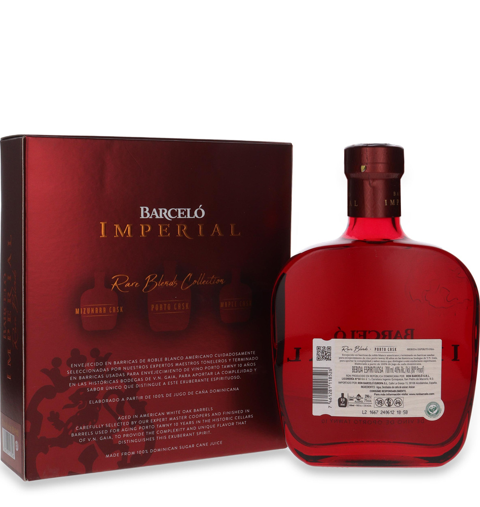 Ron Barcelo Imperial Rare Blends Port Cask / 40% / 0.7l